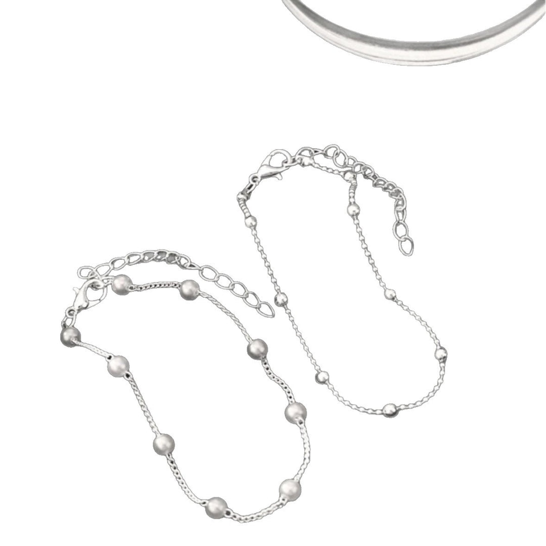Verstellbares Perlen-Charm-Armband Karnz