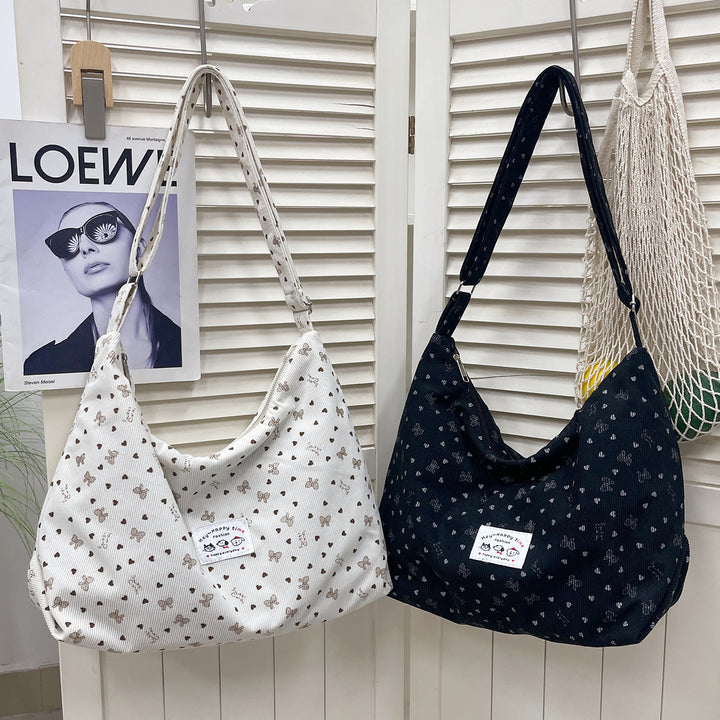Baumwollmischung Legere Hobo Tasche