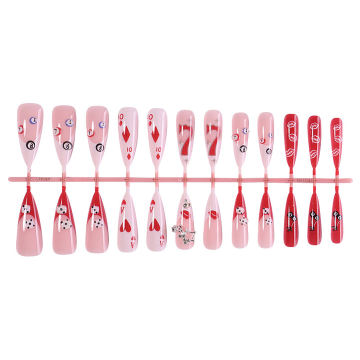 Verspieltes, Feiertags-Themen Press-On Nail Set Karnz