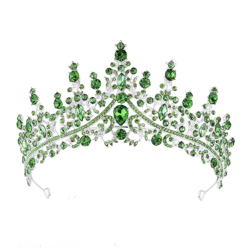 Damen Strass Tiara mit funkelnden Edelsteinen Karnz