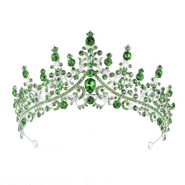 Damen Strass Tiara mit funkelnden Edelsteinen Karnz