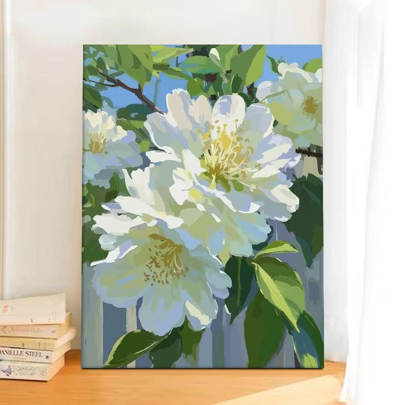 Florale Leinwand Wandkunst Karnz