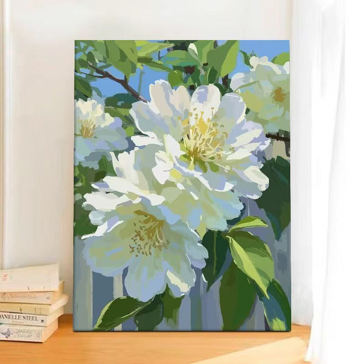Florale Leinwand Wandkunst Karnz