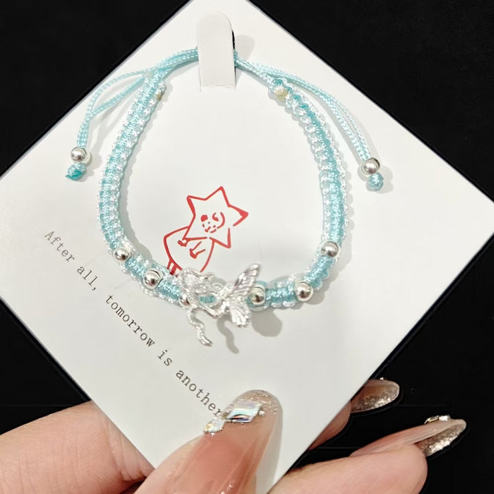 Verstellbares Schmetterlings Charm-Armband Karnz