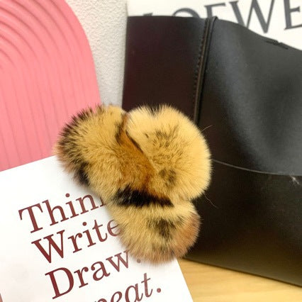 Faux-Fur-Haarspange Karnz