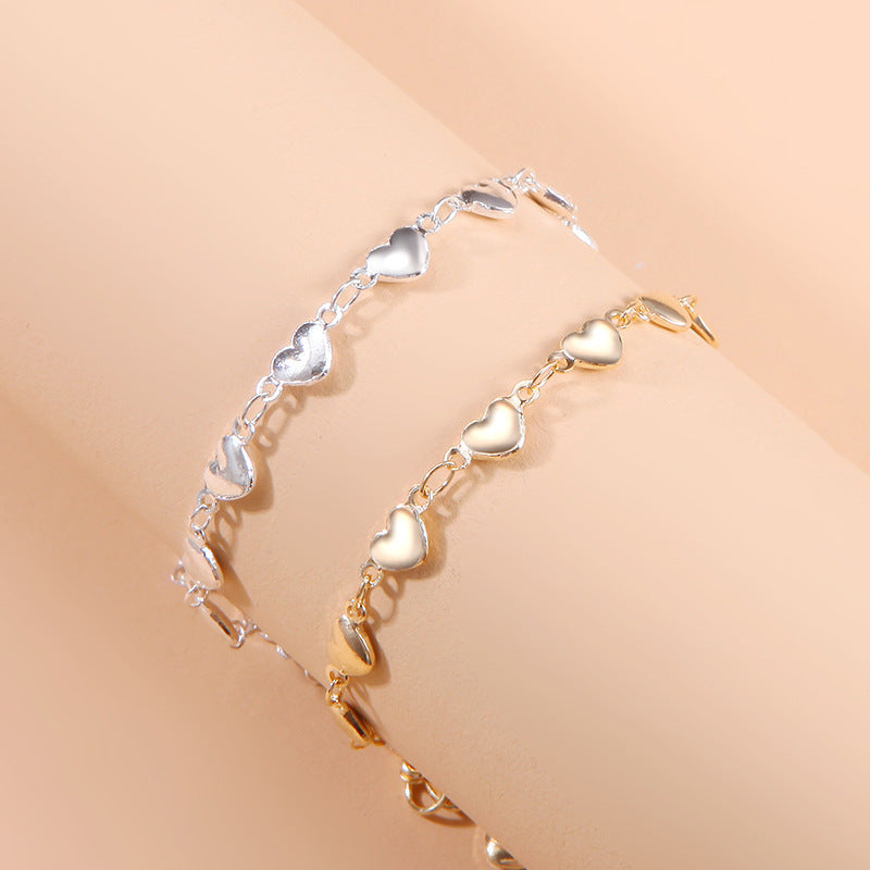 Herz-inspirierte Kettenarmband Karnz