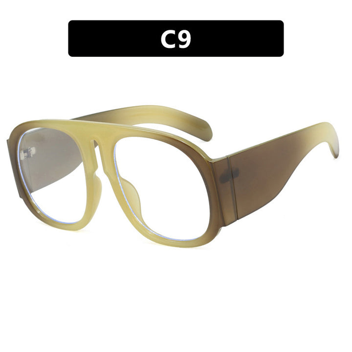 Damen trendige oversized Sonnenbrille mit modischem Farbverlauf Karnz