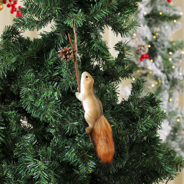 Dekorativer Weihnachts-Eichhörnchen-Ornament-Karnz