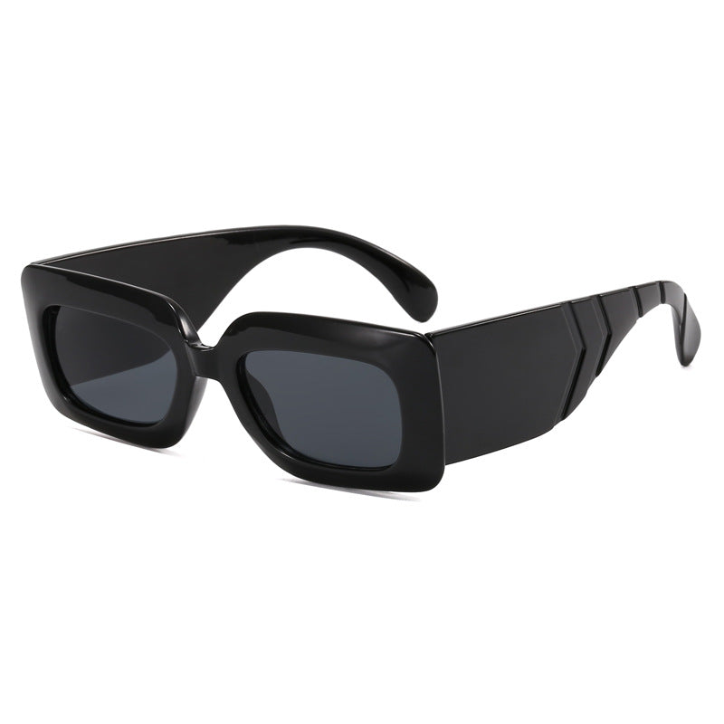 Damen extravagante Sonnenbrille mit auffälligem Schlangenmuster Karnz