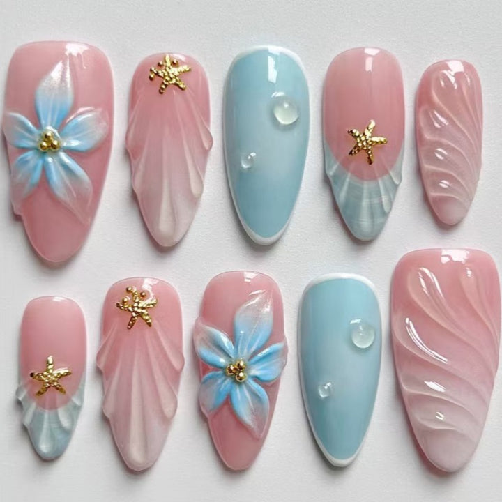 Dekoratives Press-On Nagelkunstset Karnz 1787294254