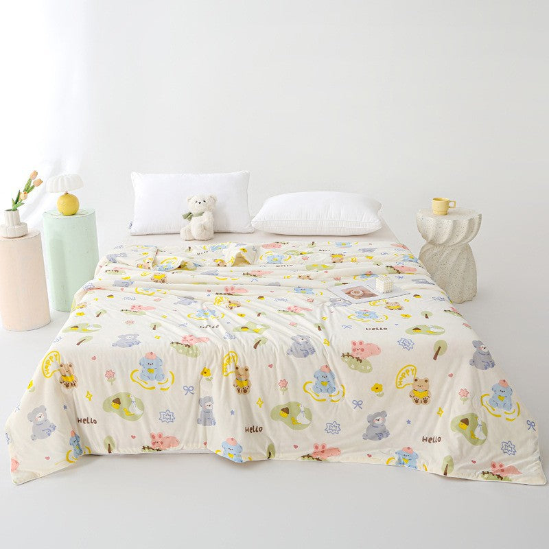 Damen Blumenmuster Tagesdecke Karnz