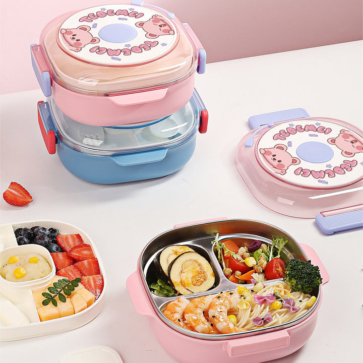 Fun-Themen Multi-Sektion Bento Lunchbox