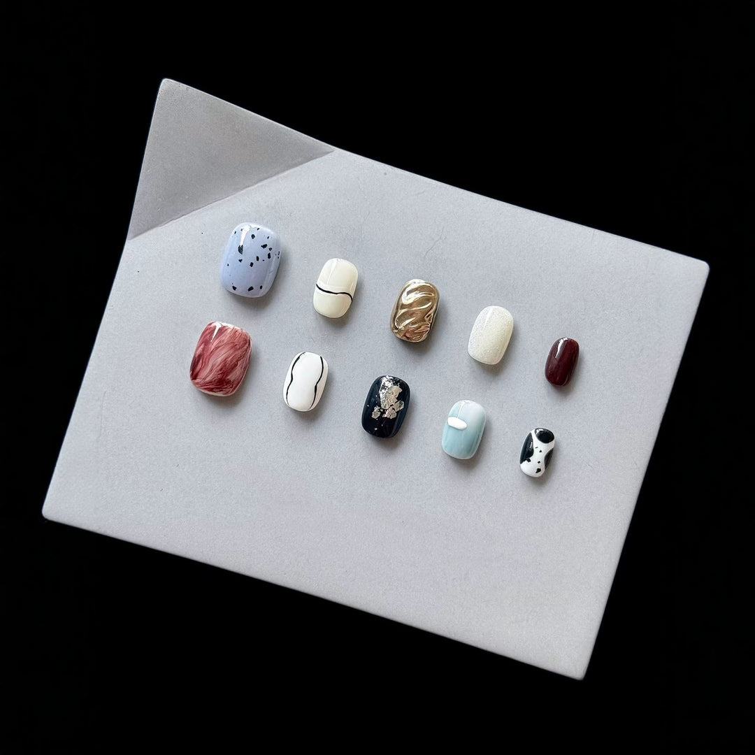 Elegantes Press-On-Nail-Art-Kit