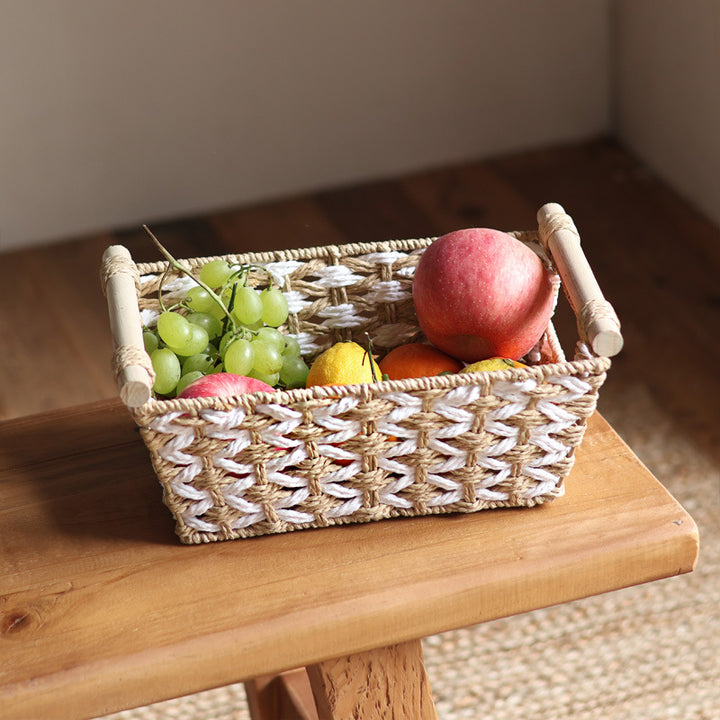 Handgefertigter Wäschekorb aus Naturmaterial Karnz