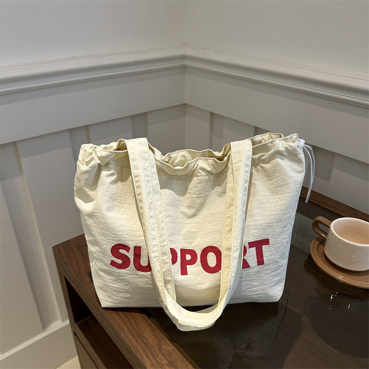 Lässige Baumwoll-Tote-Bag Karnz