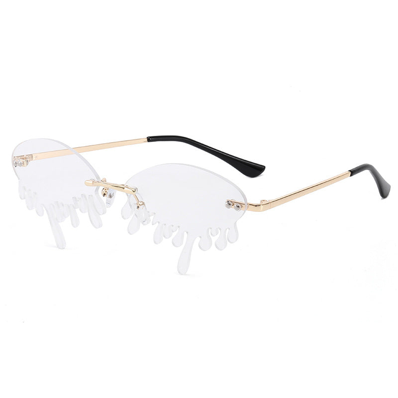 Damen Sonnenbrille mit kreativem Tropfen-Design Karnz