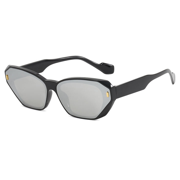 Damen futuristische Diamant-Sonnenbrille Karnz