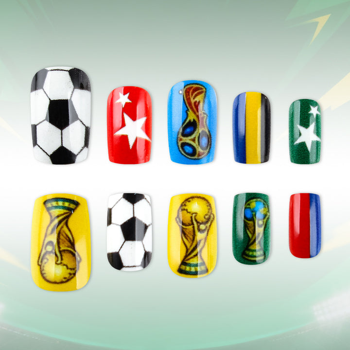 Sport-Themen Nagelkunst Set Karnz