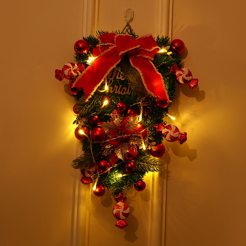 Festliche Weihnachtskranz Dekoration Karnz
