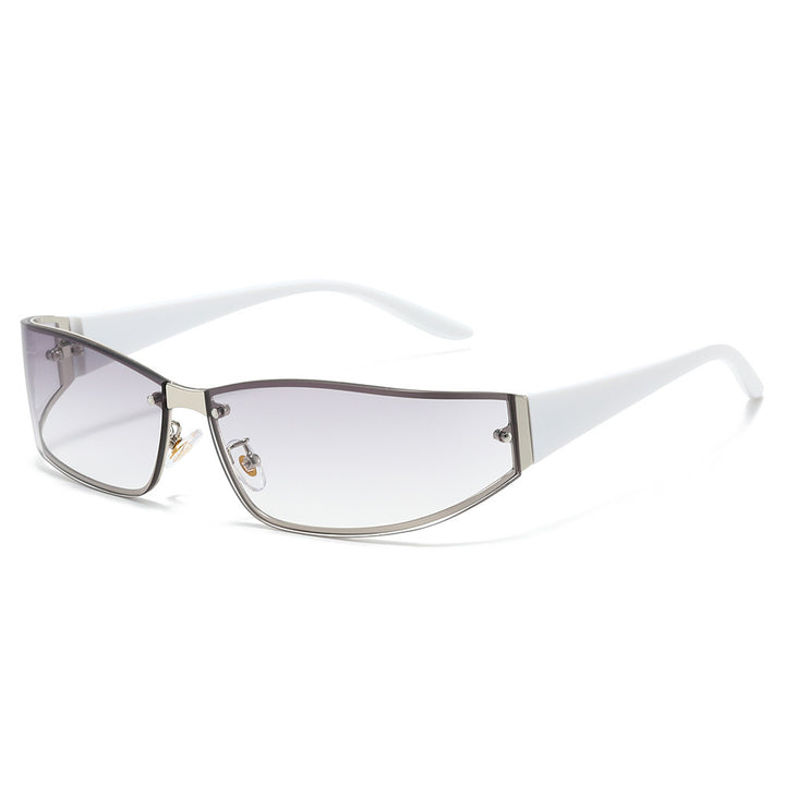Stylische Cat-Eye Shield Sonnenbrille Karnz