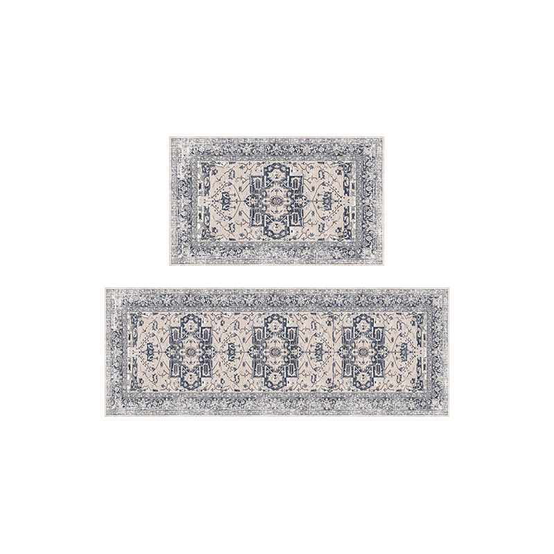 Künstlerisches Vintage geometrisches Teppichset Karnz