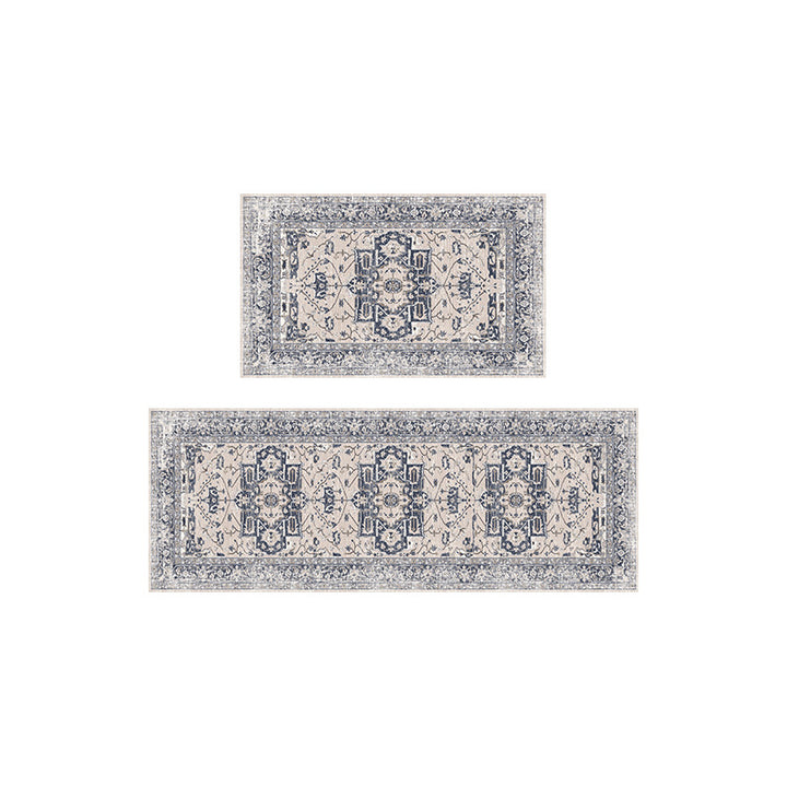 Künstlerisches Vintage geometrisches Teppichset Karnz
