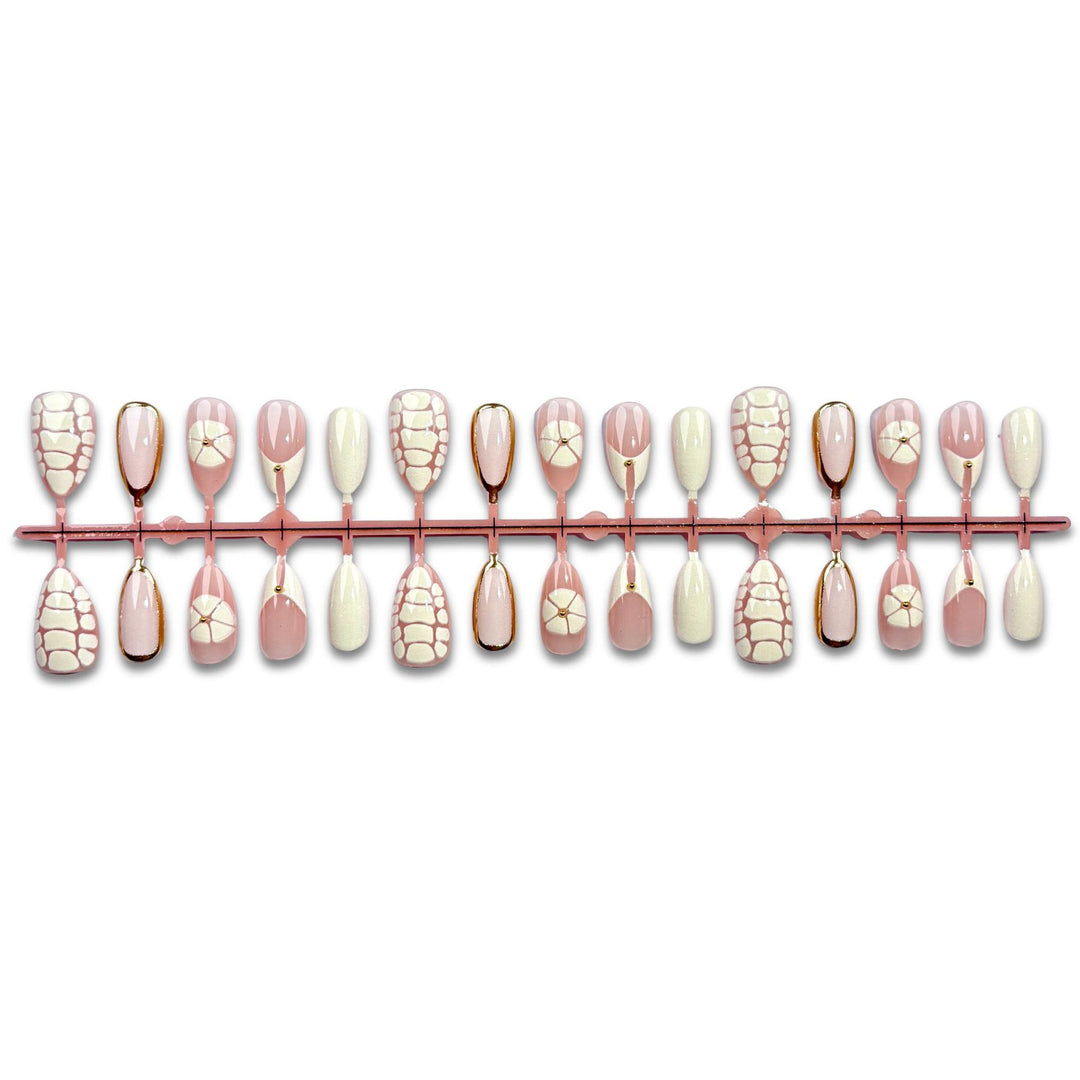 Premium Artisanale Press-On Nagelset