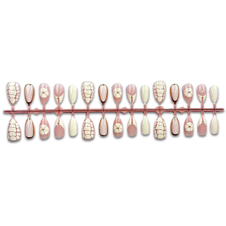 Premium Artisanale Press-On Nagelset