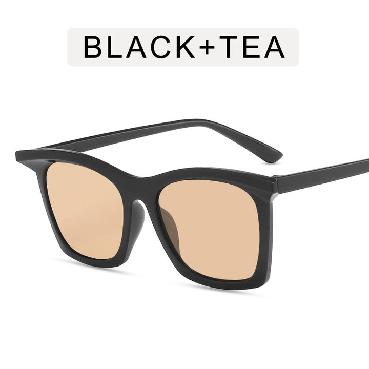 Damen Cat-Eye Sonnenbrille mit gradienten Gläsern und transparentem Rahmendesign Karnz