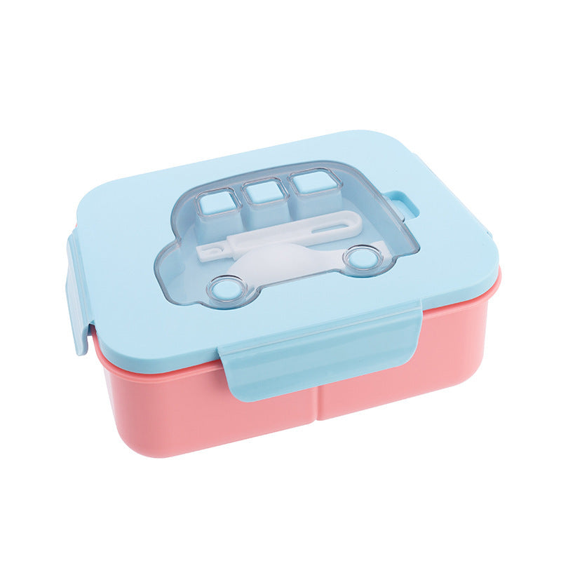Multifunktionale Bento-Lunchbox mit Fächern und Besteck