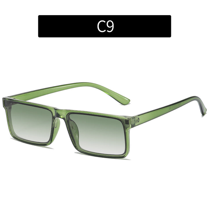 Eleganter Look Vintage-inspirierte quadratische Rahmen Sonnenbrille