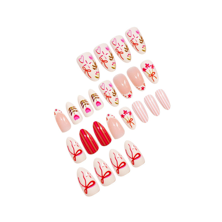 Künstlerisches Floral-Nagelkunst-Set Karnz