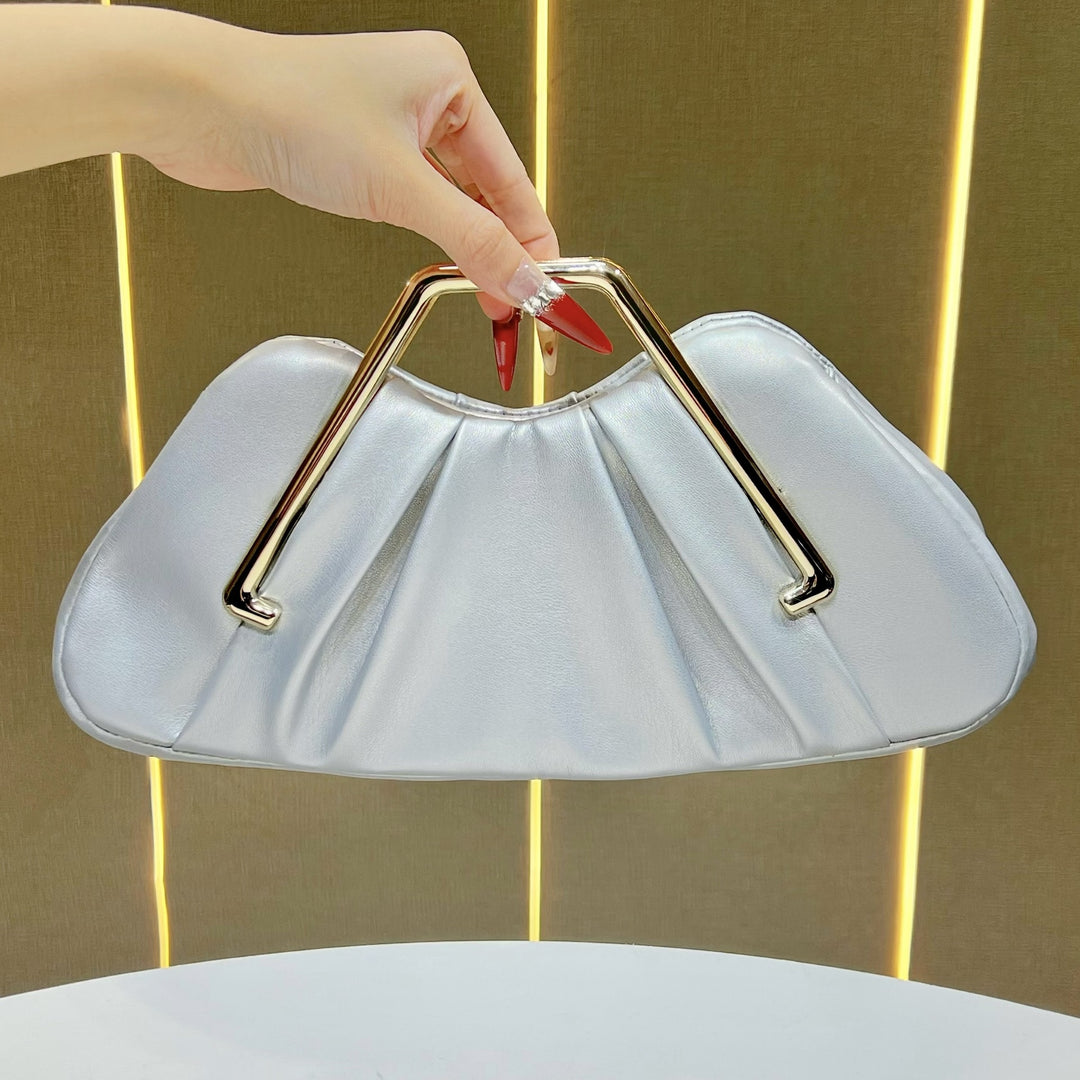 Elegante Raffung Handtasche