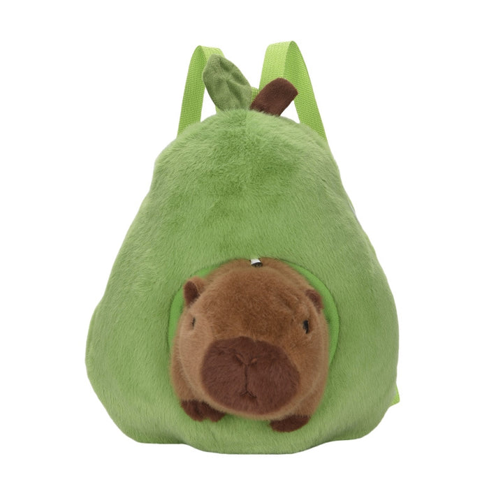 Plüsch Tier-Rucksack mit Avocado-Design Karnz