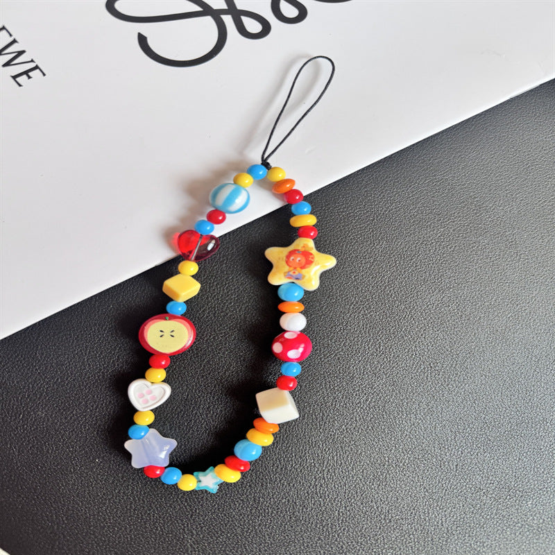 Funky Perlen Charm Lanyard Karnz