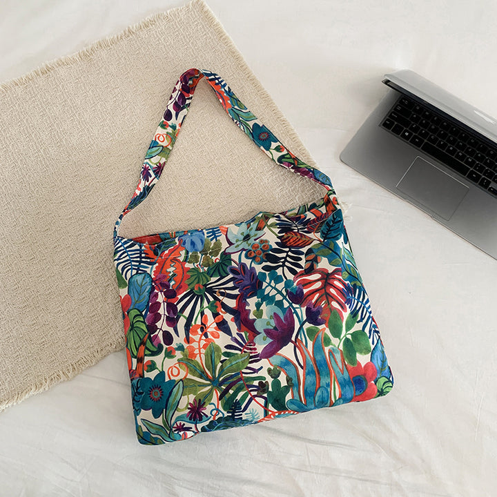 WoBlumenmuster Hobo Handtasche Karnz