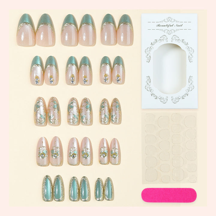 Dekoratives Floral Art Press-On Nail Set Karnz
