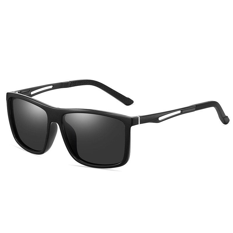 Herren Sportliche Sonnenbrille mit rutschfesten Bügeln und UV-Schutz Karnz