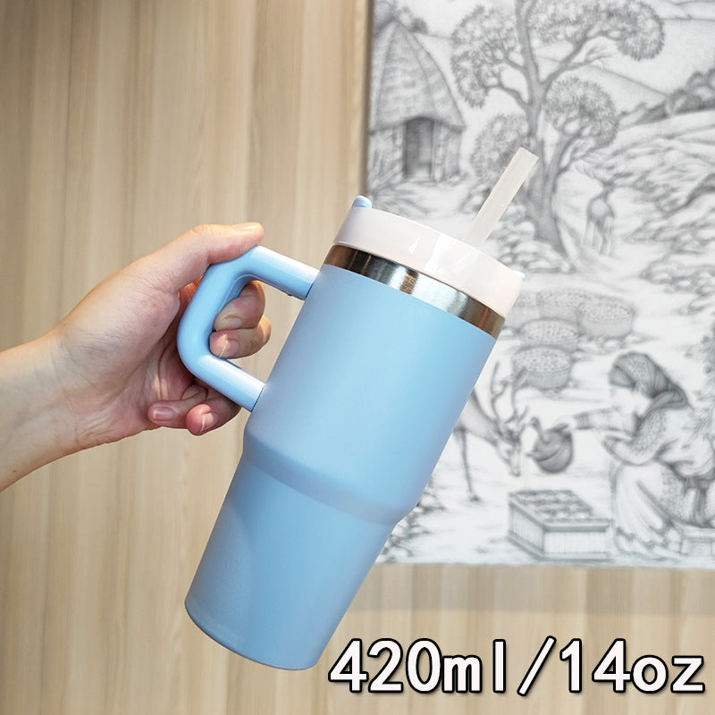 Damen Premium Getränkebecher mit ausklappbarem Strohhalm Karnz