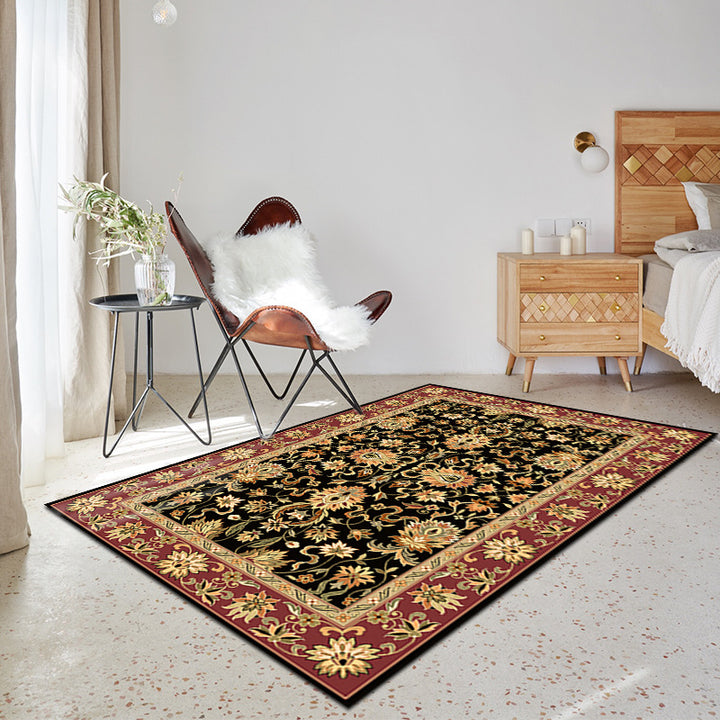 Vintage Blumendesign Teppich