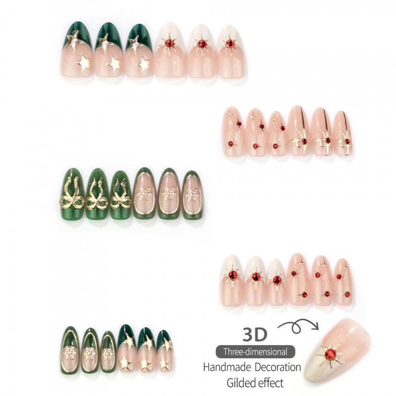 Festive Dekorative Press-On Nagel Set