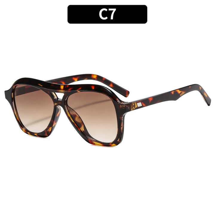 Übergroße Winkelsonnenbrille