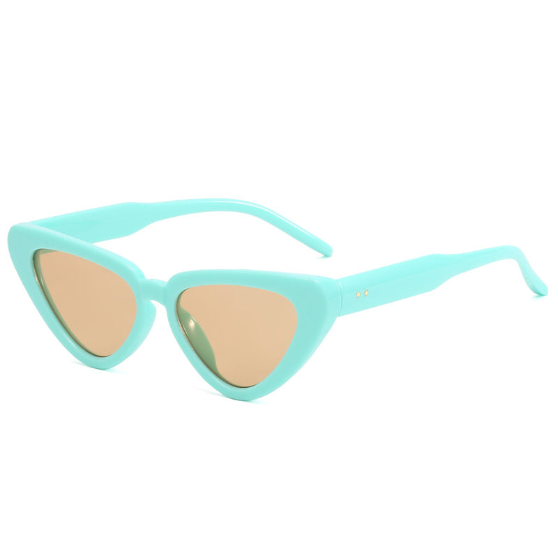 Damen stilvolle Cat-Eye Sonnenbrille mit auffälligem Design Karnz