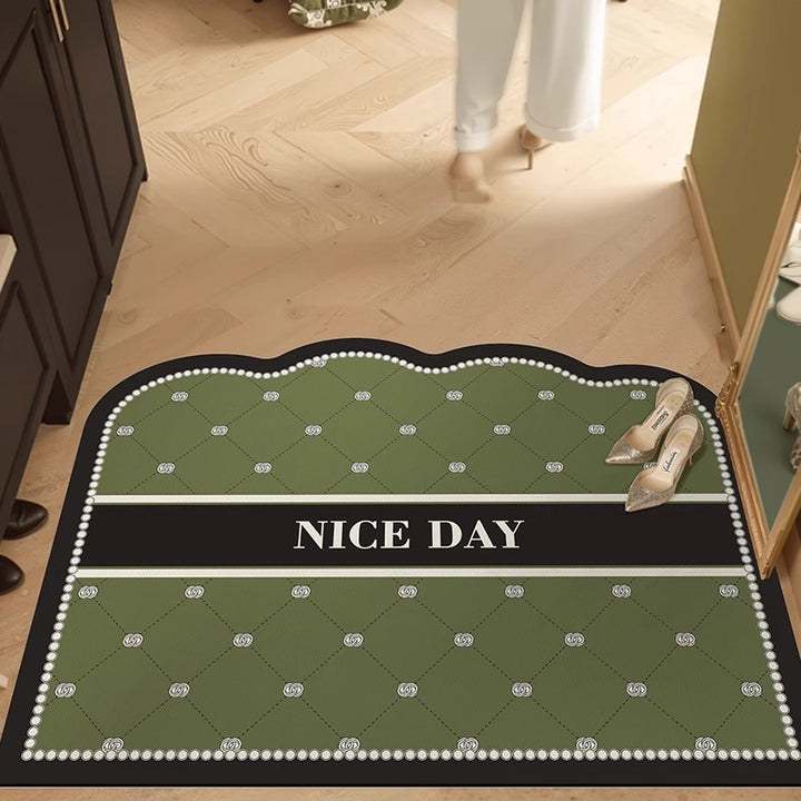 Elegante Botanische Design Komfortmatte