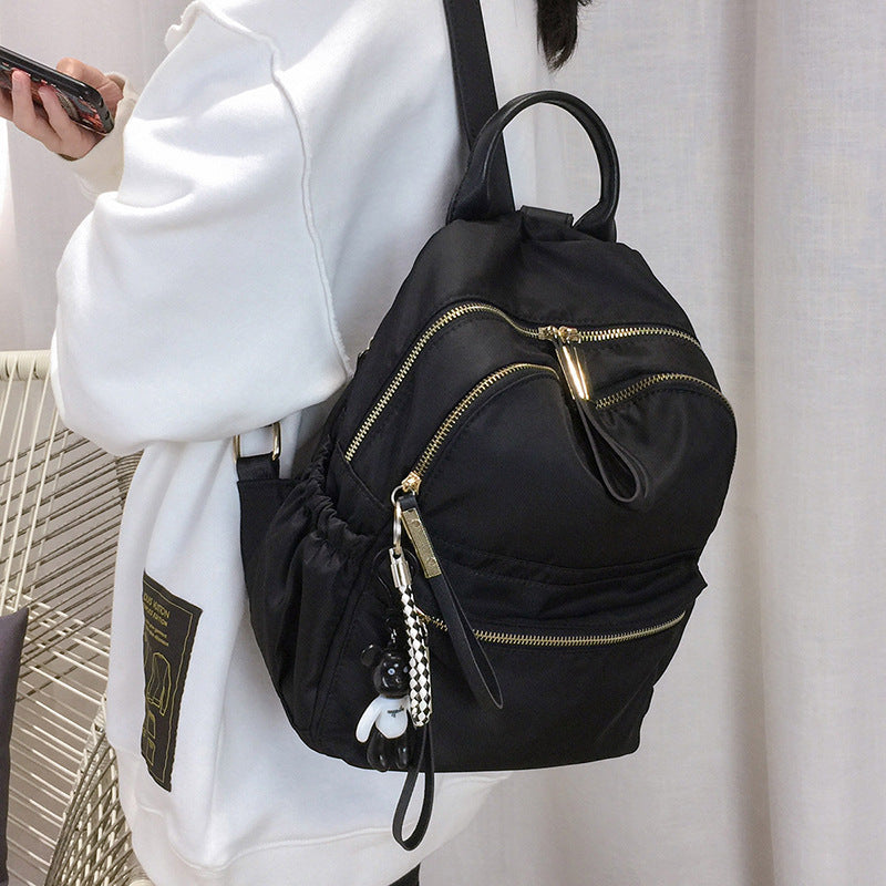 Moderner Dual-Reißverschluss-Rucksack Karnz