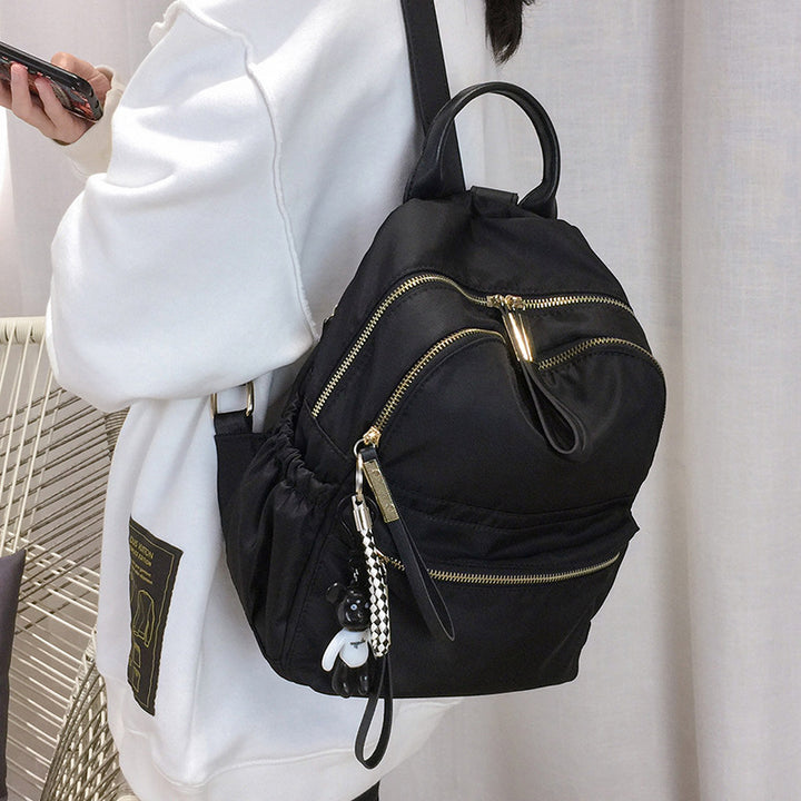 Moderner Dual-Reißverschluss-Rucksack Karnz