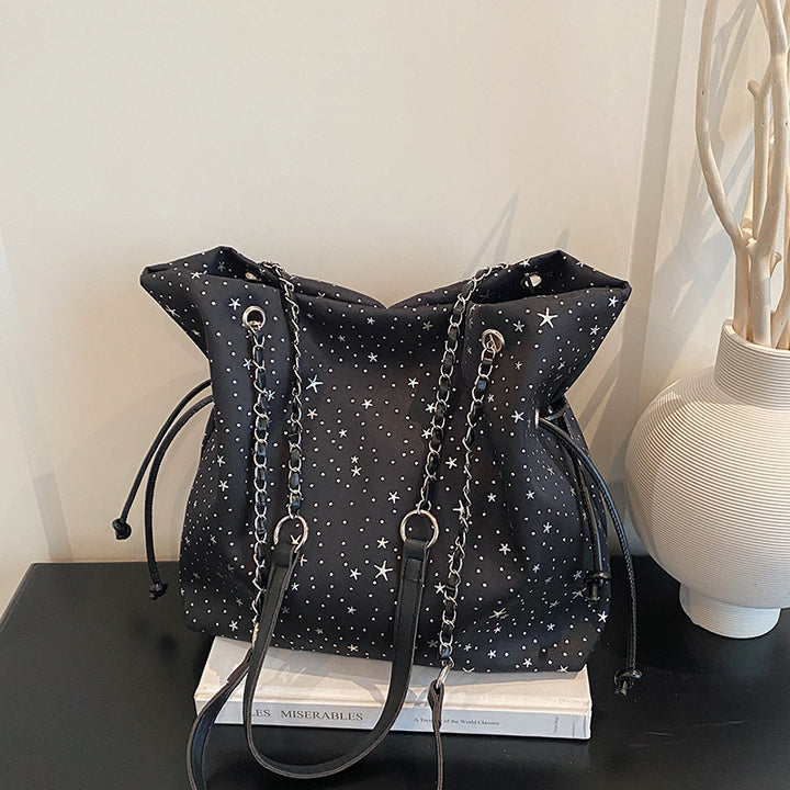 WoStylish Zugband Schultertasche Karnz