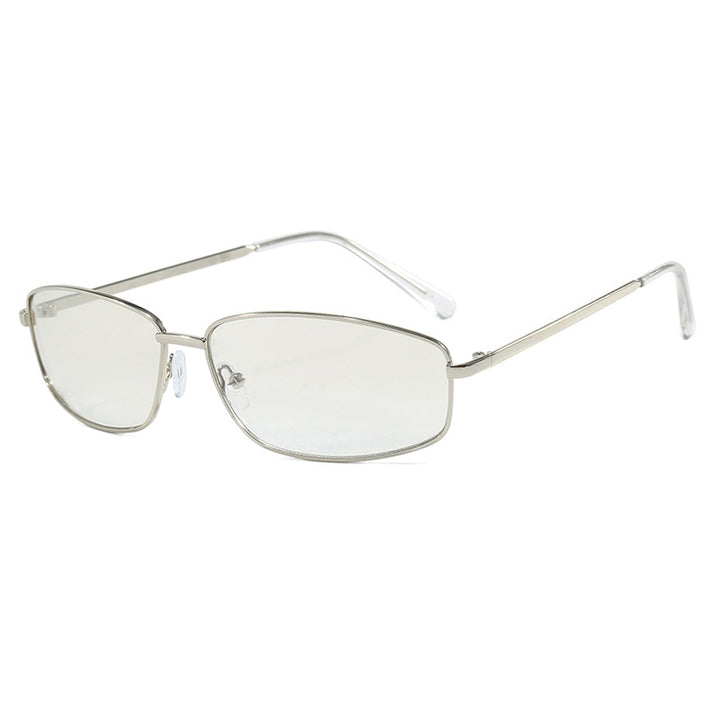 Damen sportliche Sonnenbrille mit modischem Metallschutz Karnz