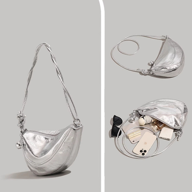 Metallic Modische Schultertasche Karnz
