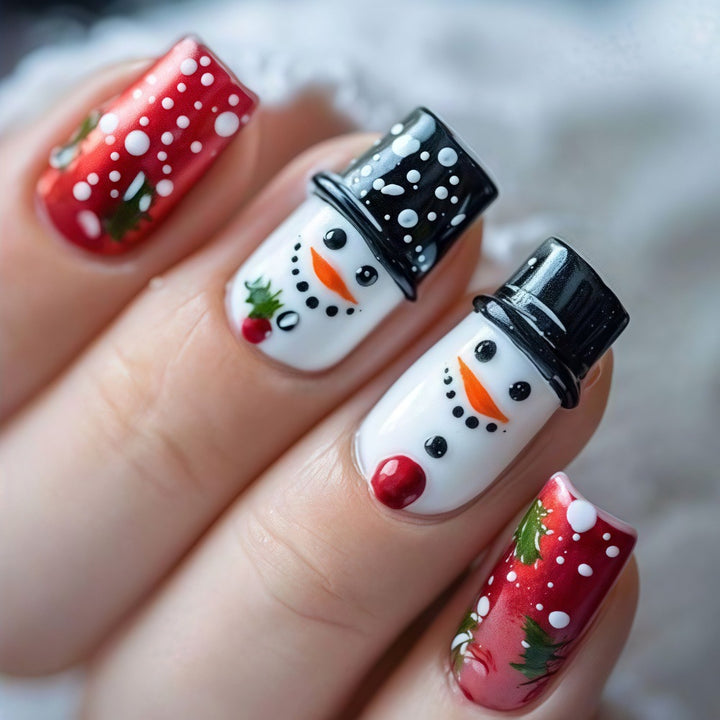 Kreative Weihnachtskunstnägel Karnz